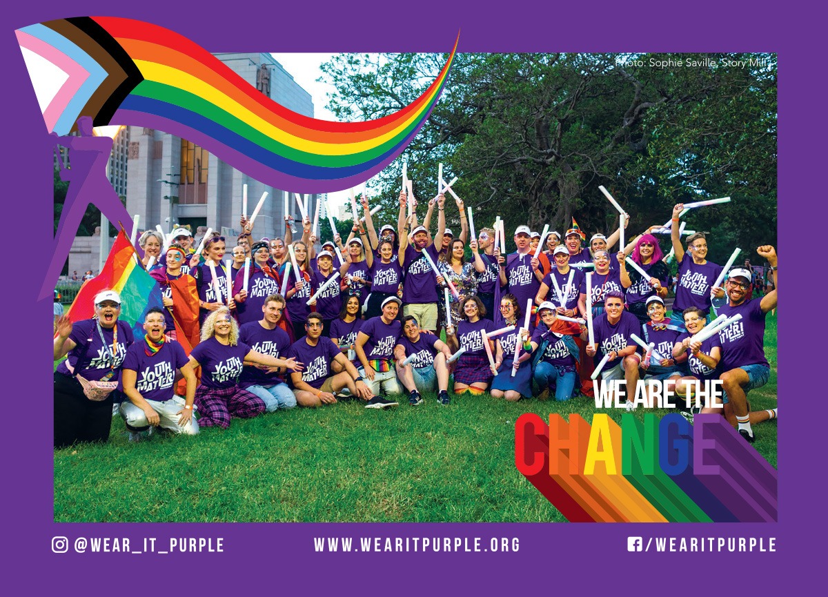 Article image: Wear it Purple - We are the change