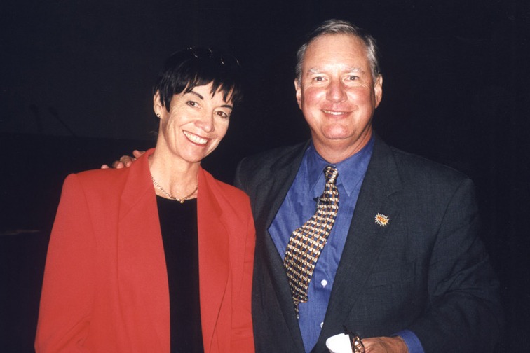 Catherine DeVrye and Tom Peters